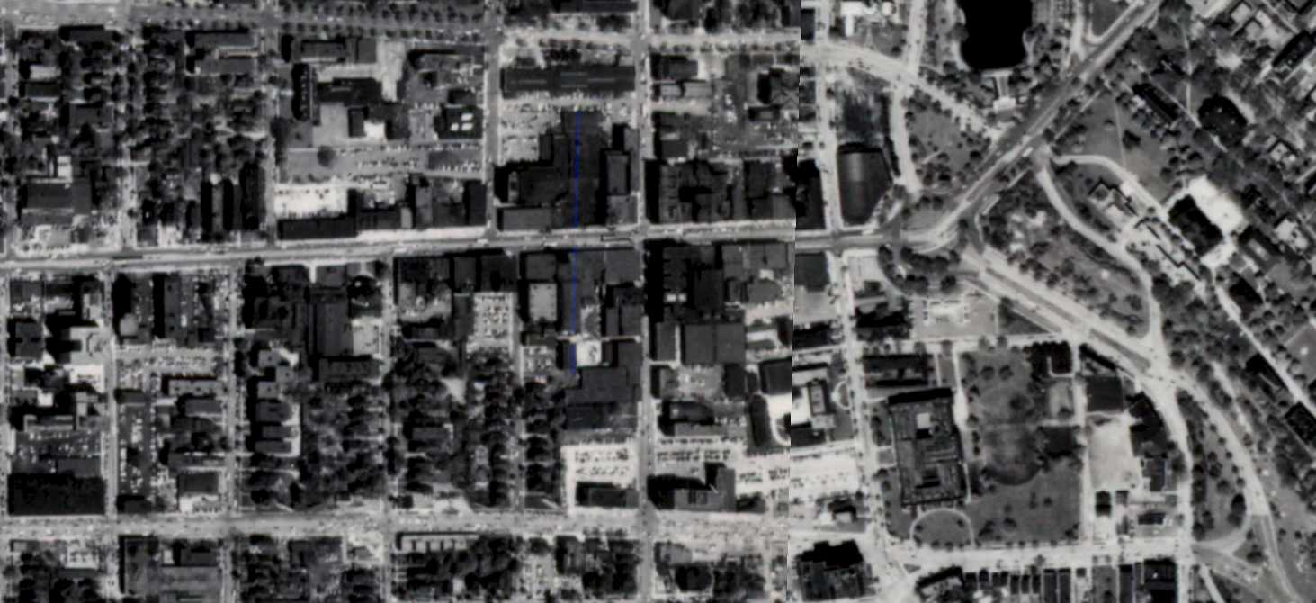 ArcGIS map of University Circle ~1951. 