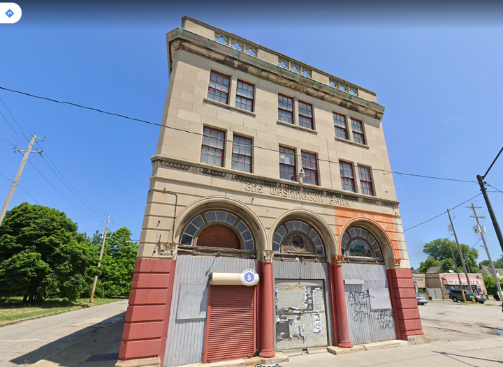 Former Washington Bank Superior Ave. Cleveland Ohio. 