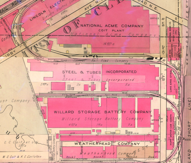 ArcGIS image of National Acme from c. 1934